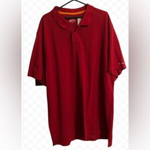 Field & Stream Sz XLT Tall Men’s Polo Shirt Classic Red NWT Casual Travel Golf